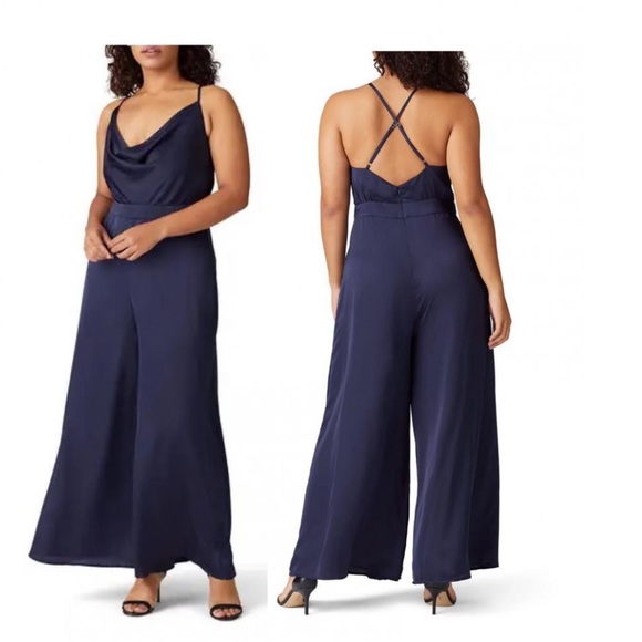 Fame and Partners Dress- Teal Jumpsuit